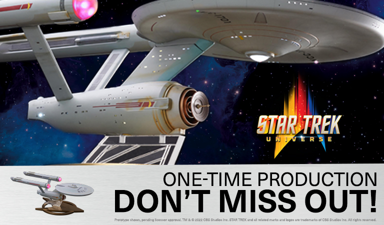 Own a piece of Star Trek History - U.S.S. Enterprise 1/350 scale Die-Cast