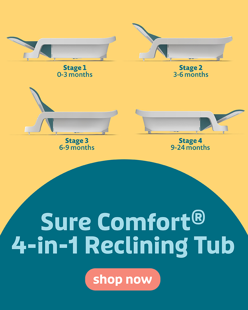 Sure Comfort 4-in-1 Reclining Tub. Shop Now.