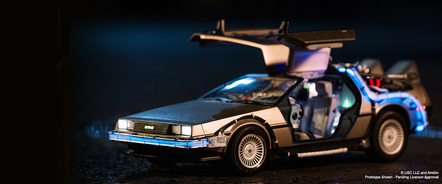 Back to the Future time machine image