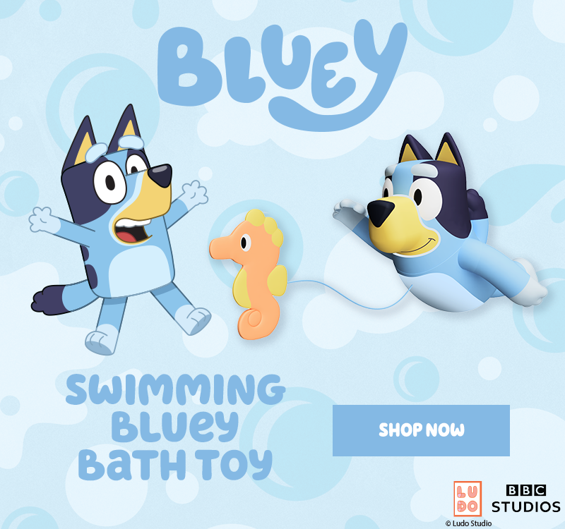 Bluey - Swimming Bluey Bath Toy. Shop Now.