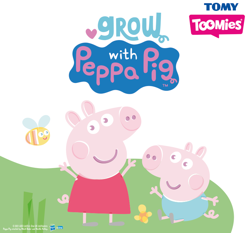Grow with Peppa Pig. Tomy Toomies.